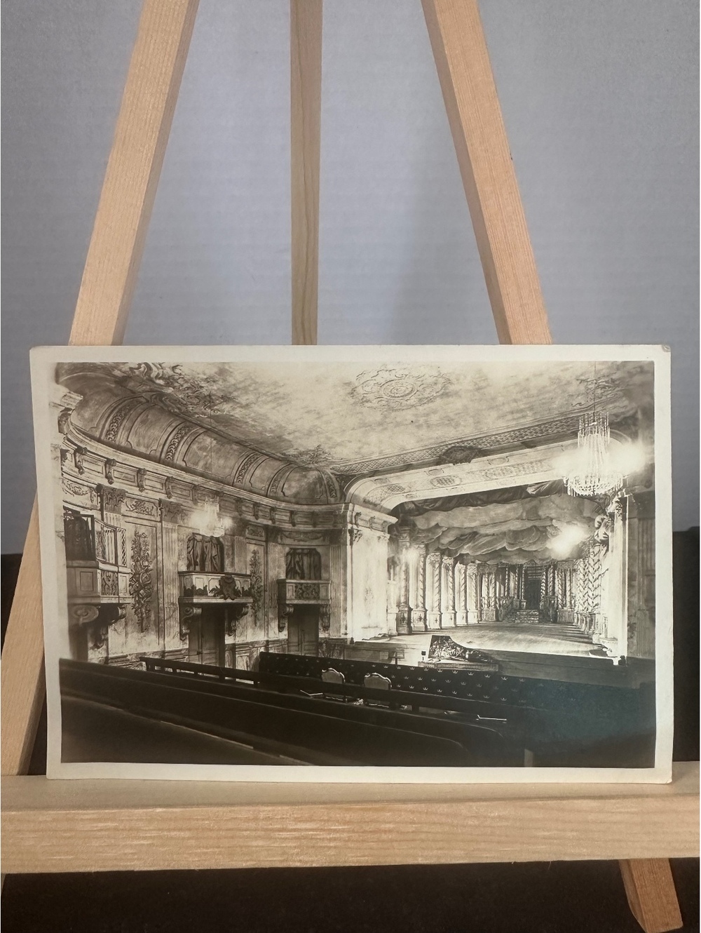Vintage Drottningholms Teater Sweden Postcard C.G. Rosenberg Stockholm